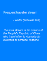 Picture of Frequent traveller stream - Visitor visa (subclass 600)
